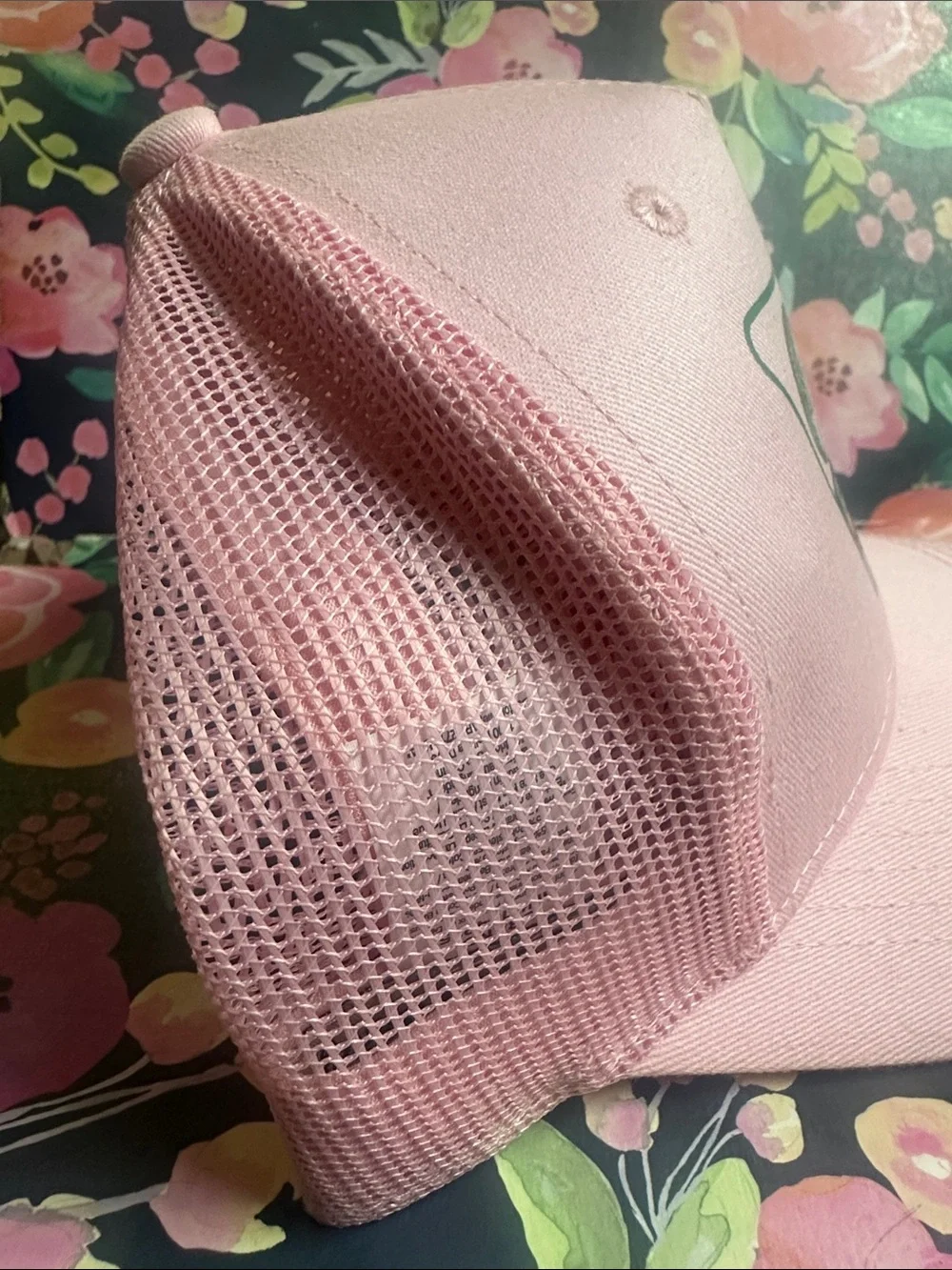 Bass Pro Shops Pink Cap with Green Logo